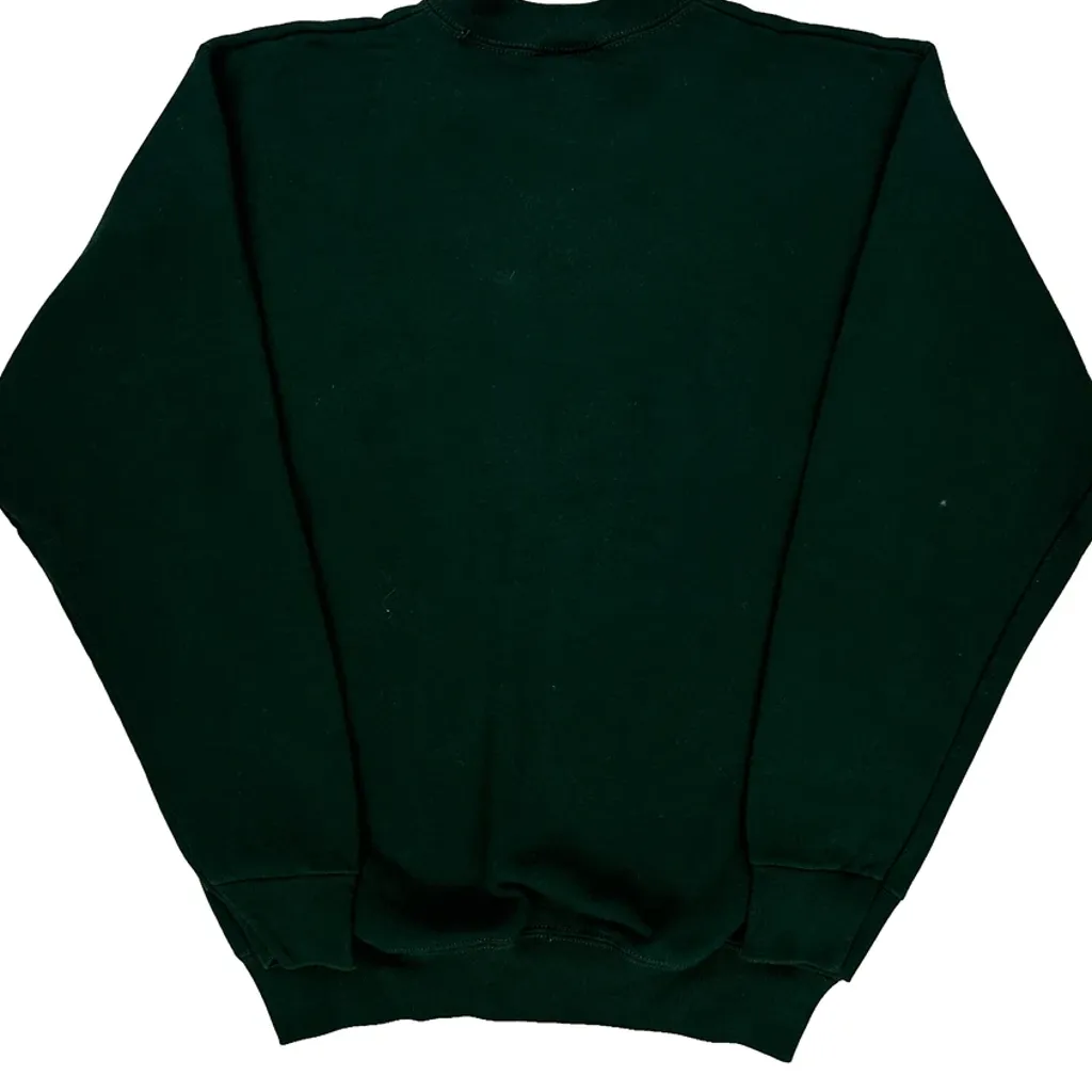 90S Blank Pro Layer Sweatshirt - Small Green Cotton Blend - Image 8