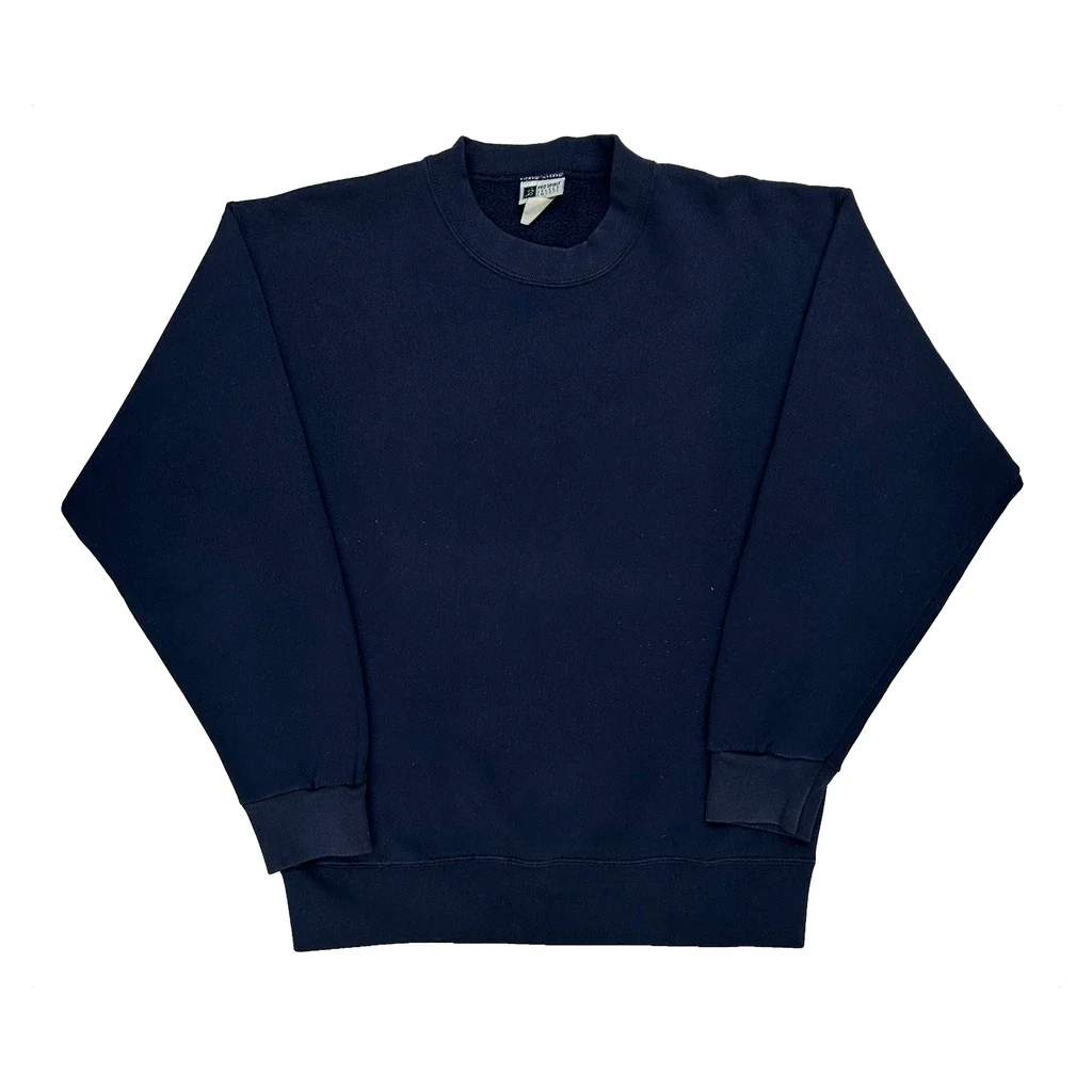 90S Blank Pro Spirit Sweatshirt - Medium Navy Cotton