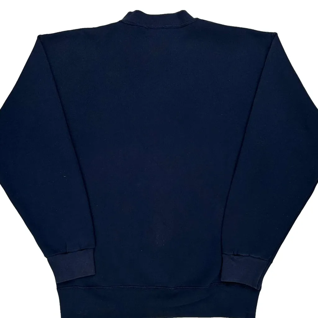 90S Blank Pro Spirit Sweatshirt - Medium Navy Cotton - Image 6