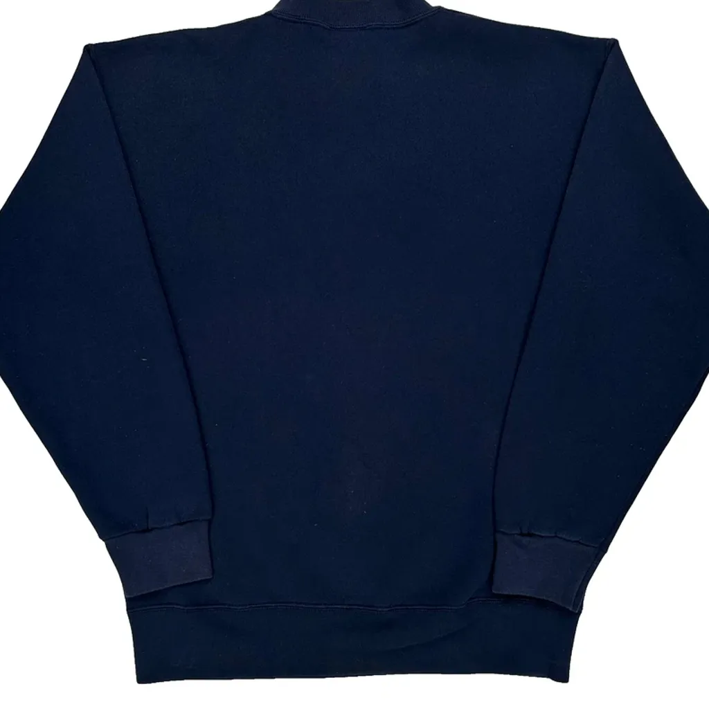 90S Blank Pro Spirit Sweatshirt - Medium Navy Cotton - Image 7