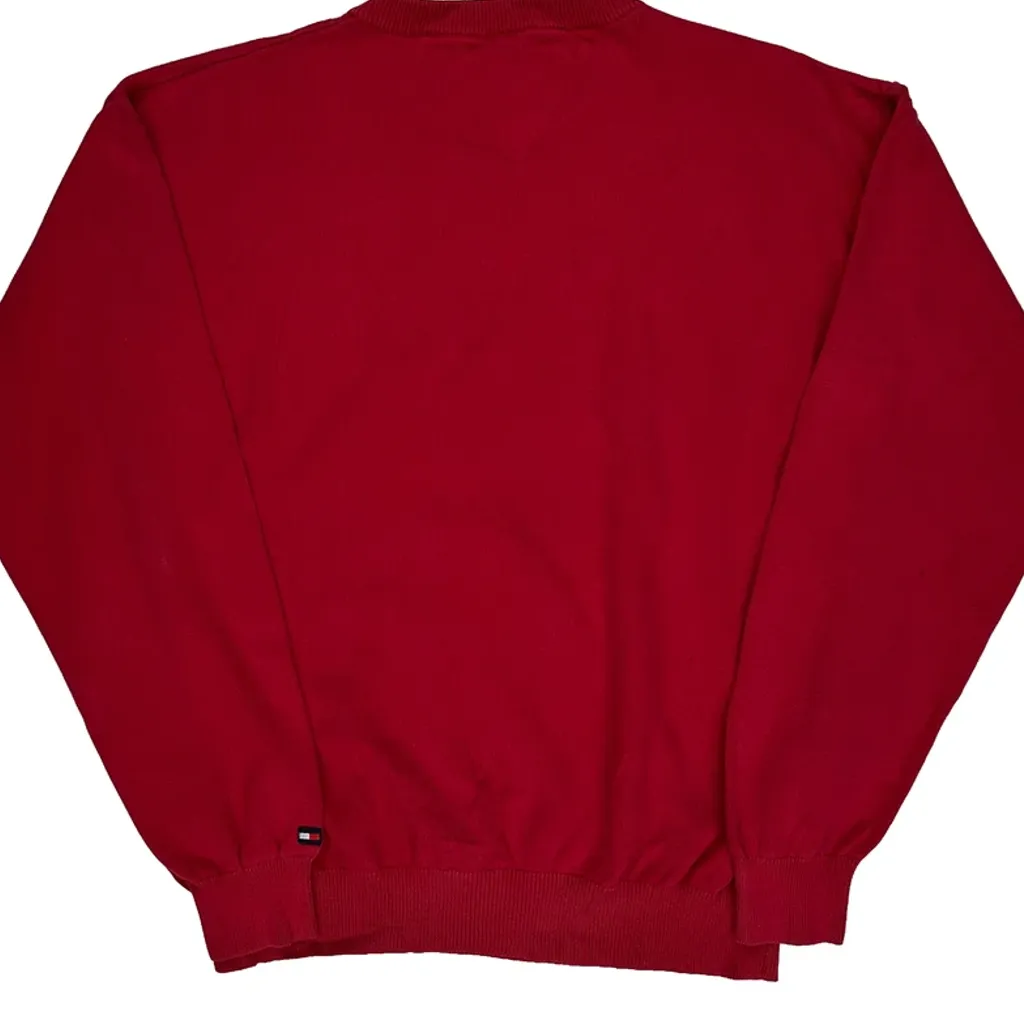 90S Golf Tommy Hilfiger Jumper - Large Red Cotton - Image 6