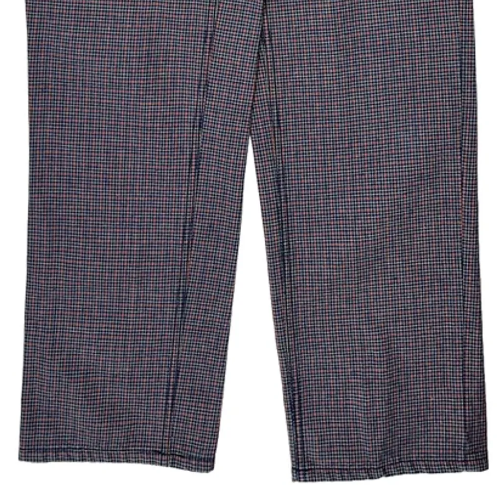 90S Guess Checked Jeans - 28W UK 8 Blue Cotton - Image 10