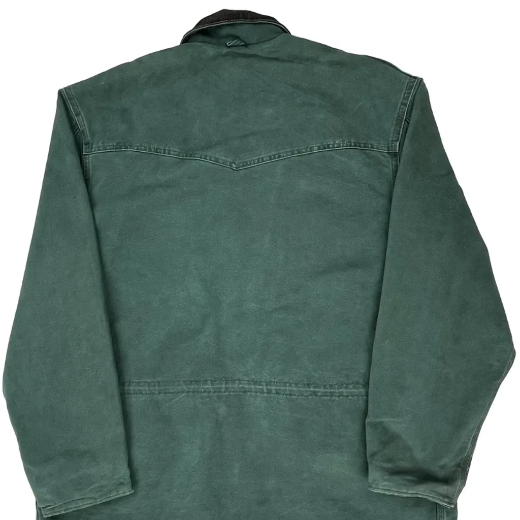 90S Htg Carhartt Tall Jacket - Large Green Cotton - Image 6