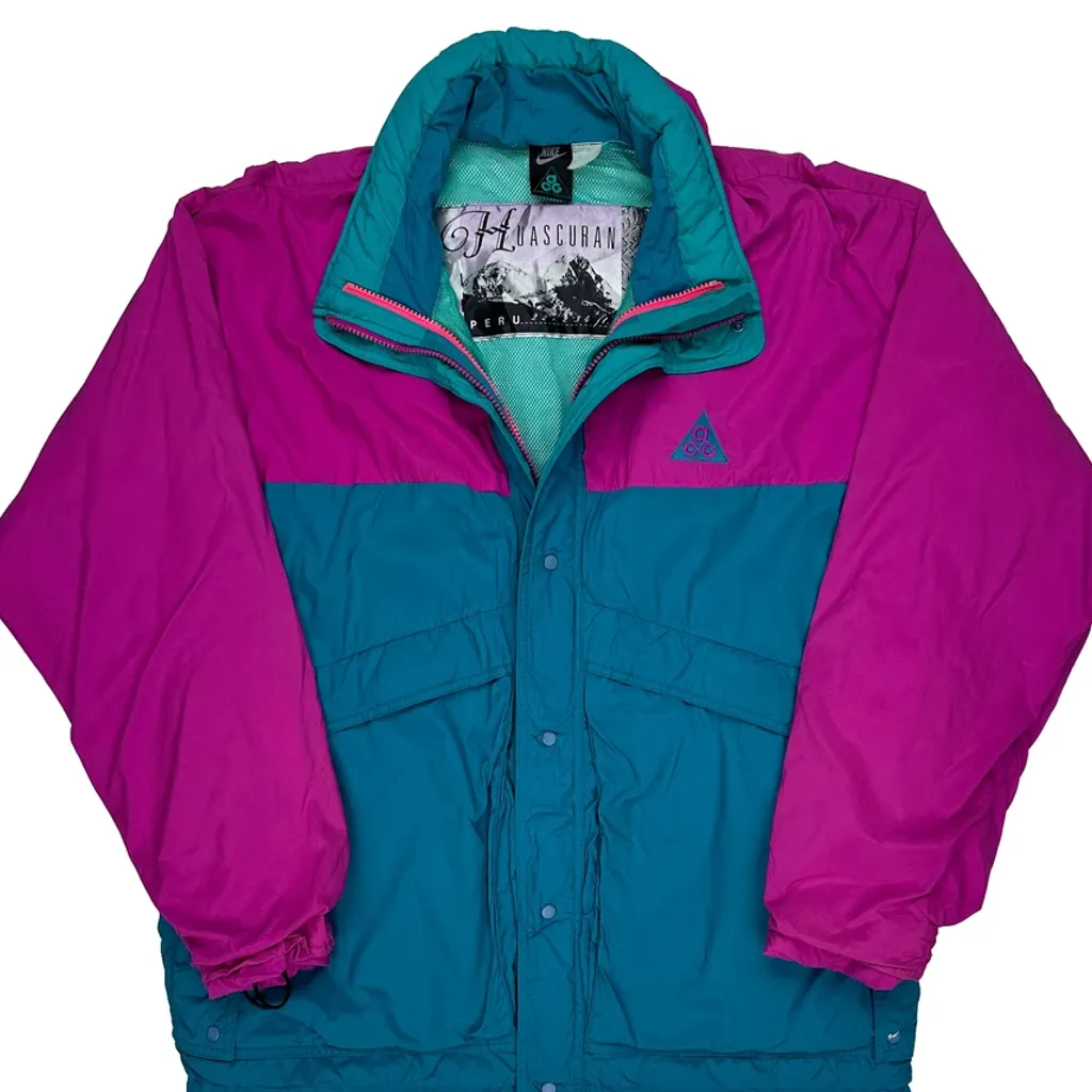 90S Huascuran Nike Acg Ski Jacket - Large Multicoloured Nylon - Image 6