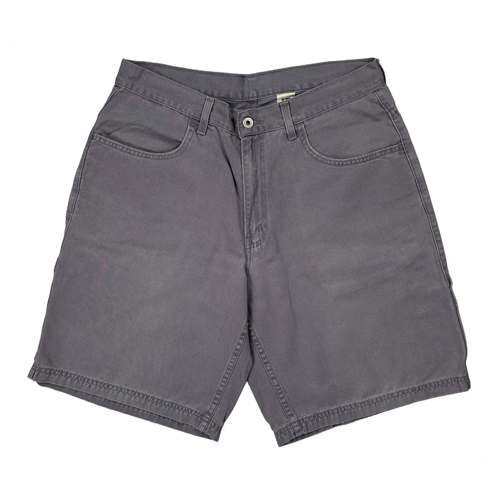 90S Levis Carpenter Shorts - 32W 9L Grey Cotton - Image 2