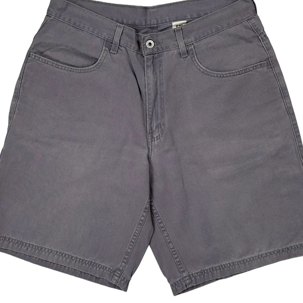 90S Levis Carpenter Shorts - 32W 9L Grey Cotton - Image 9