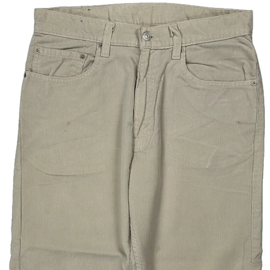 90S Levis Cord Trousers - 30″ Waist Beige Cotton Blend - Image 9