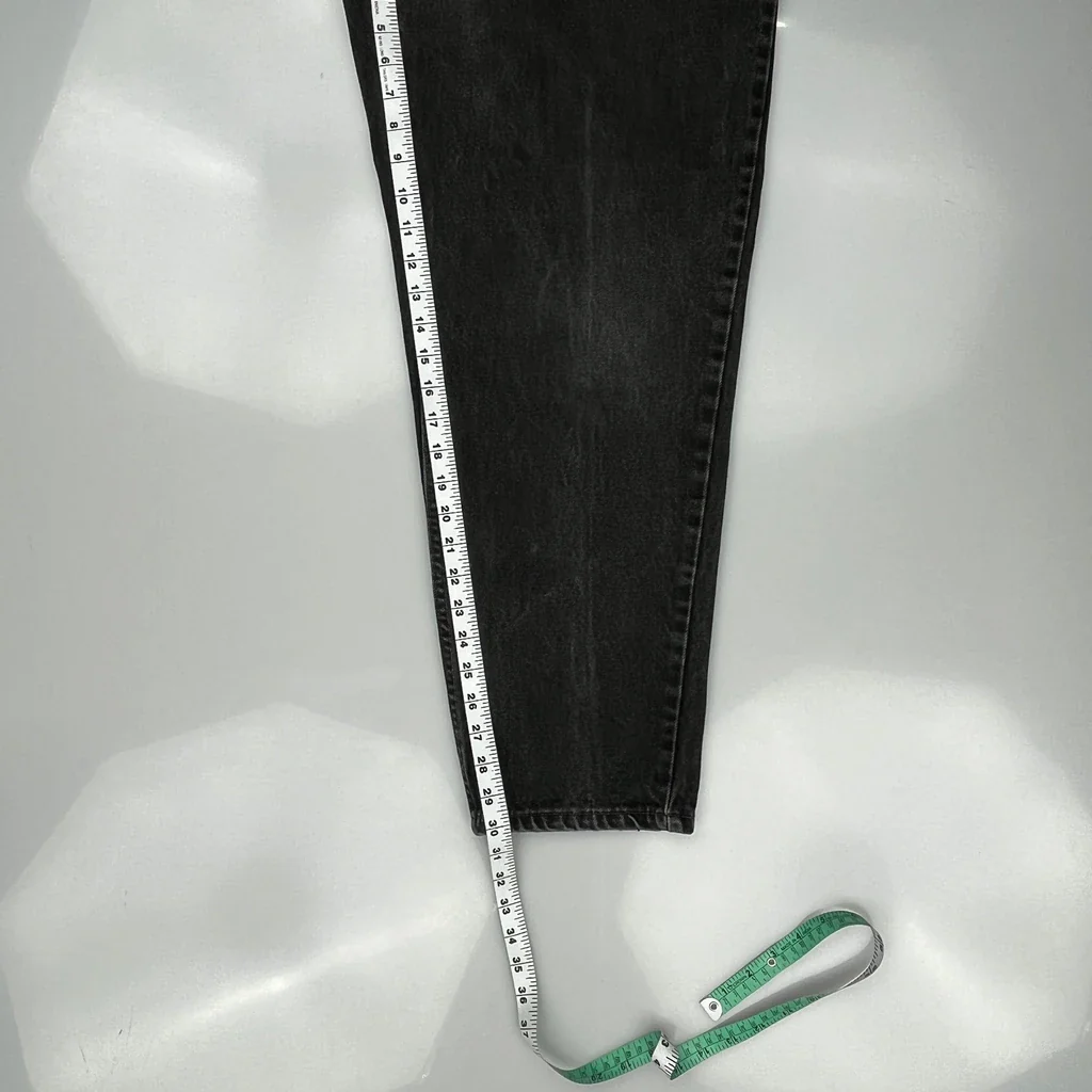 90S Levis 560 Jeans - 32W 30L Black Cotton - Image 5