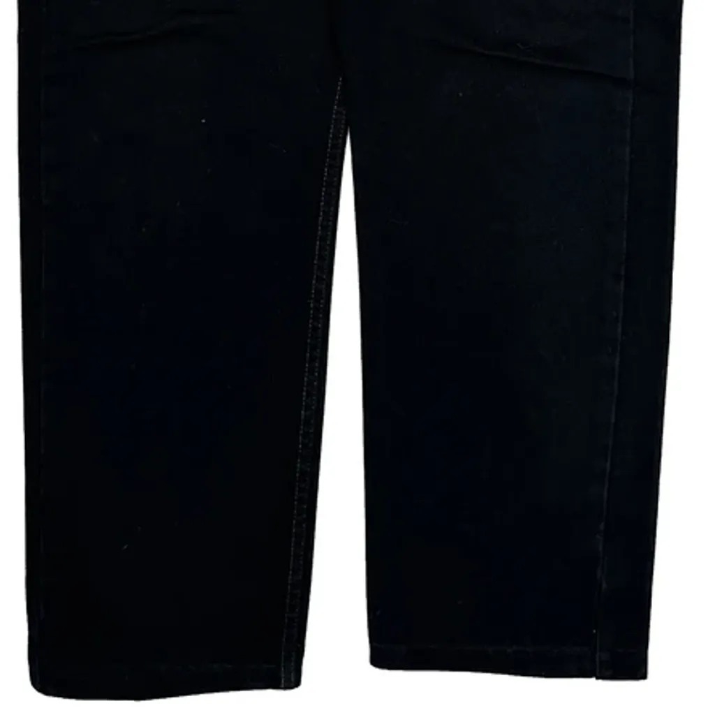 90S Levis 615 Orange Tab Jeans - 35W 30L Black Cotton - Image 10