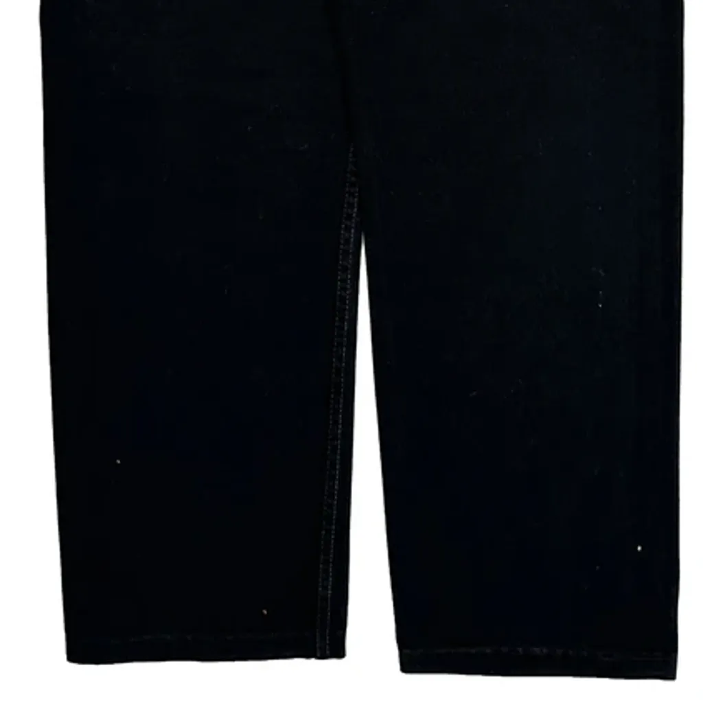90S Levis 615 Orange Tab Jeans - 35W 30L Black Cotton - Image 7