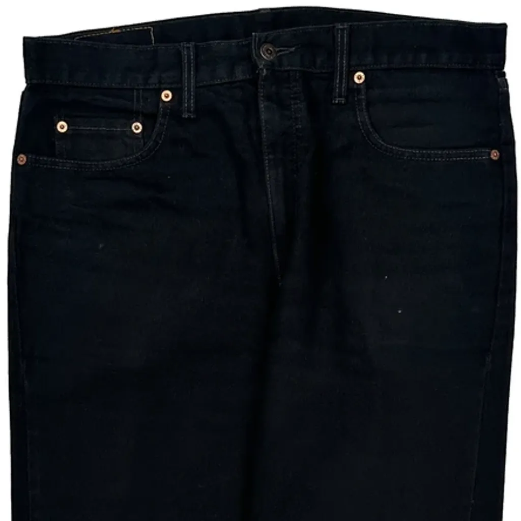 90S Levis 615 Orange Tab Jeans - 35W 30L Black Cotton - Image 9