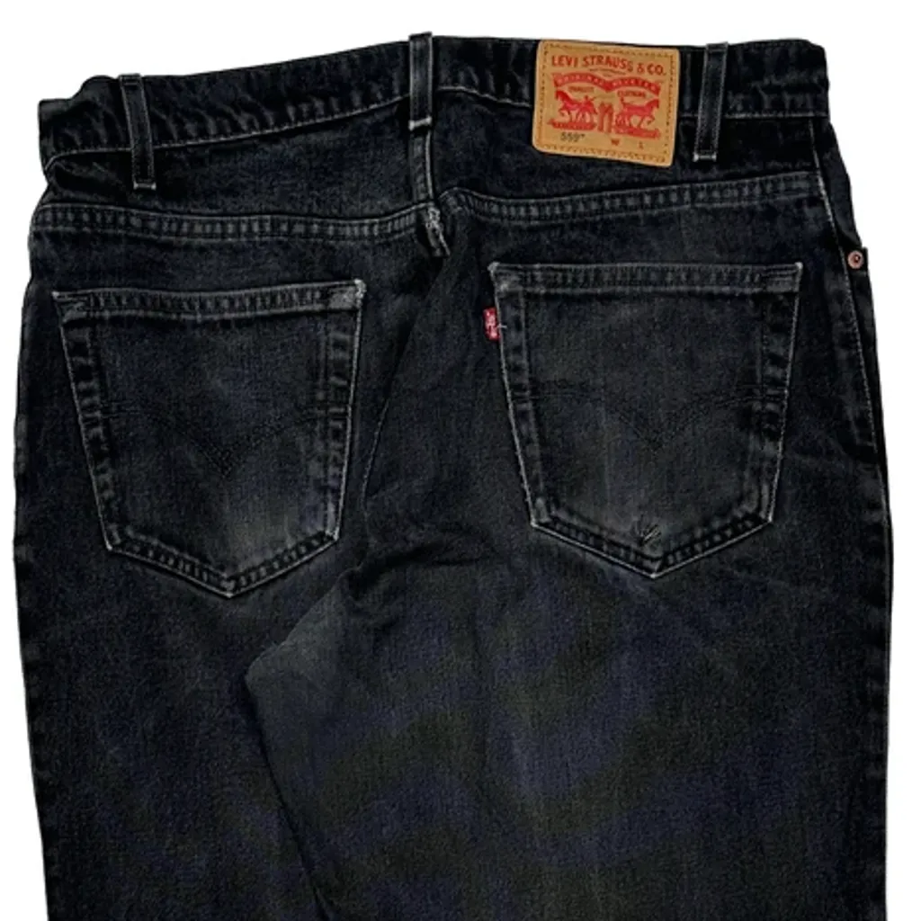 90S Levis Jeans - 36W 30L Black Cotton - Image 7