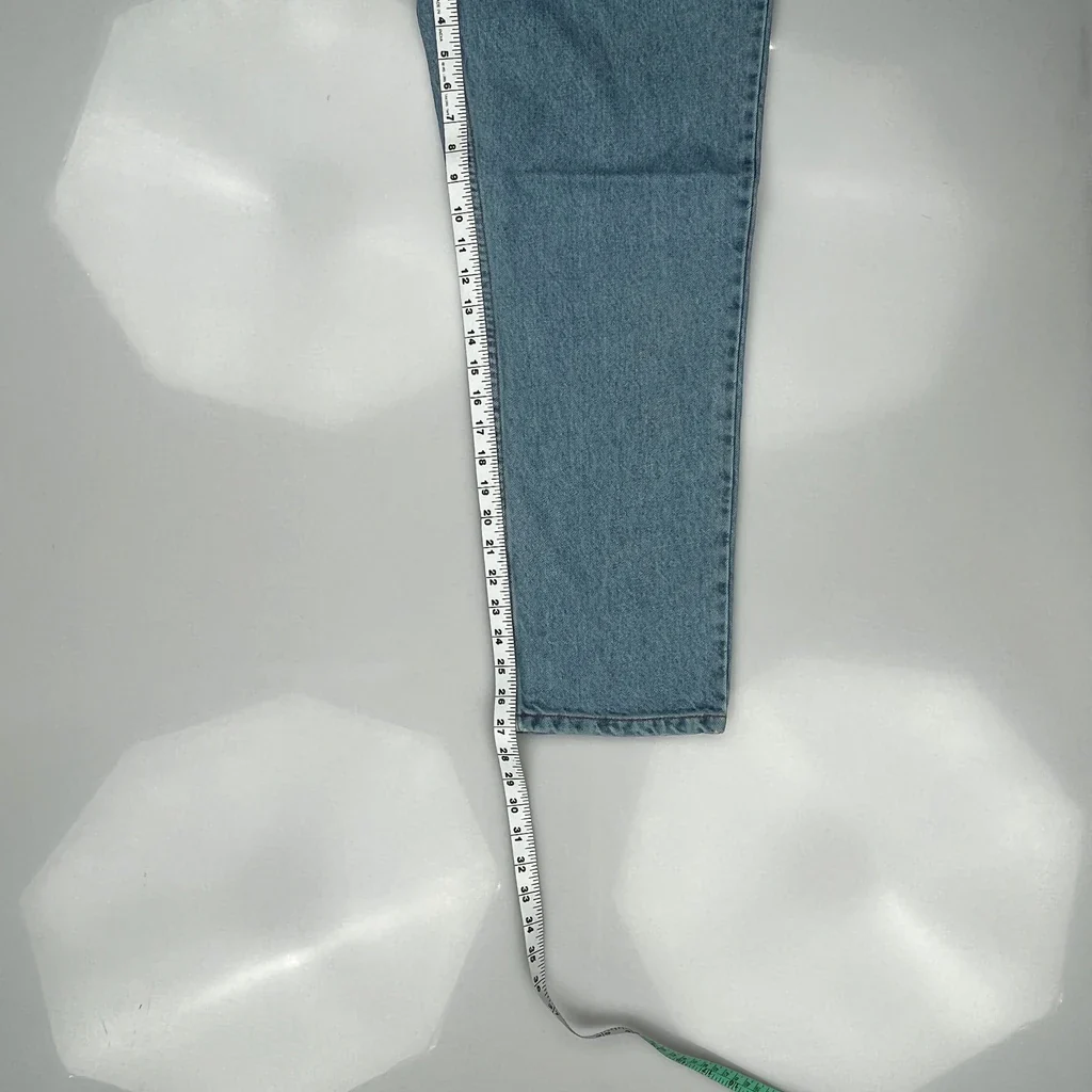 90S Levis 550 Jeans - 30W 27L Blue Cotton - Image 5