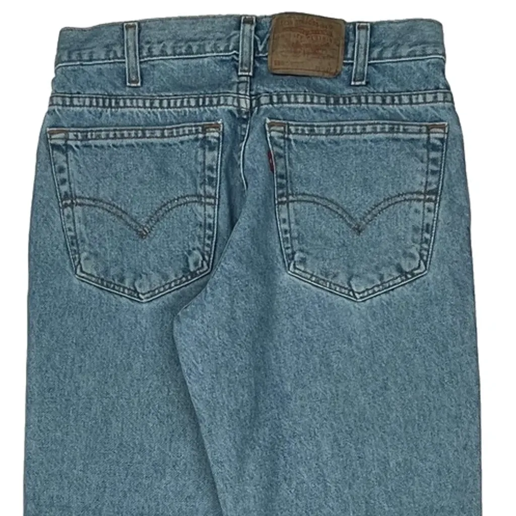 90S Levis 550 Jeans - 30W 27L Blue Cotton - Image 7