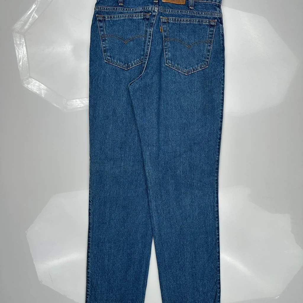 90S Levis Jeans - 30W 28L Blue Denim - Image 6