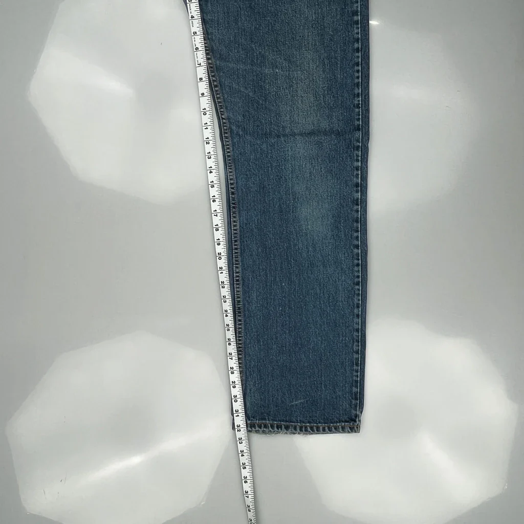 90S Levis 542 Jeans - 32W 32L Blue Denim - Image 5