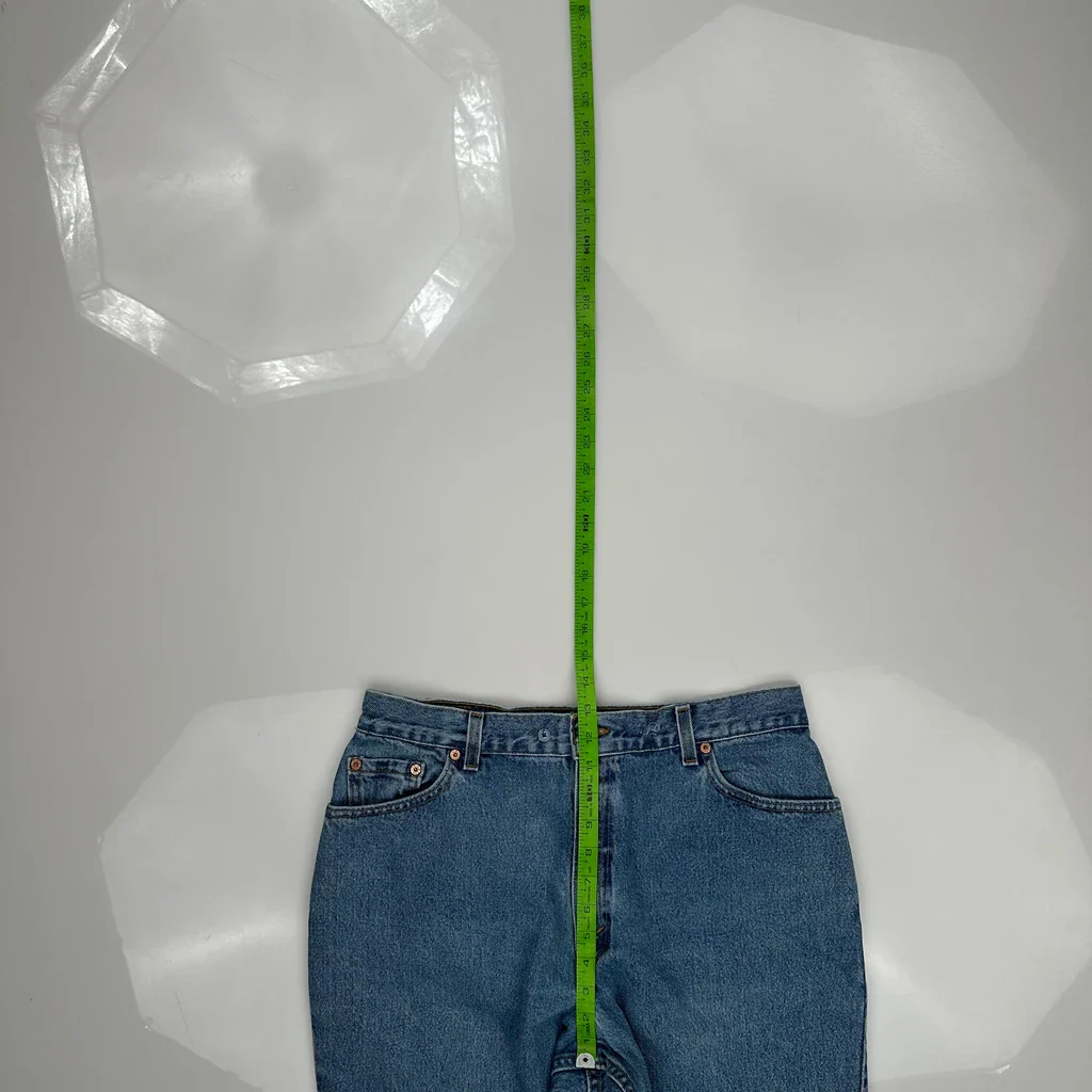 90S Levis 550 Jeans - 32W 30L Blue Denim - Image 4