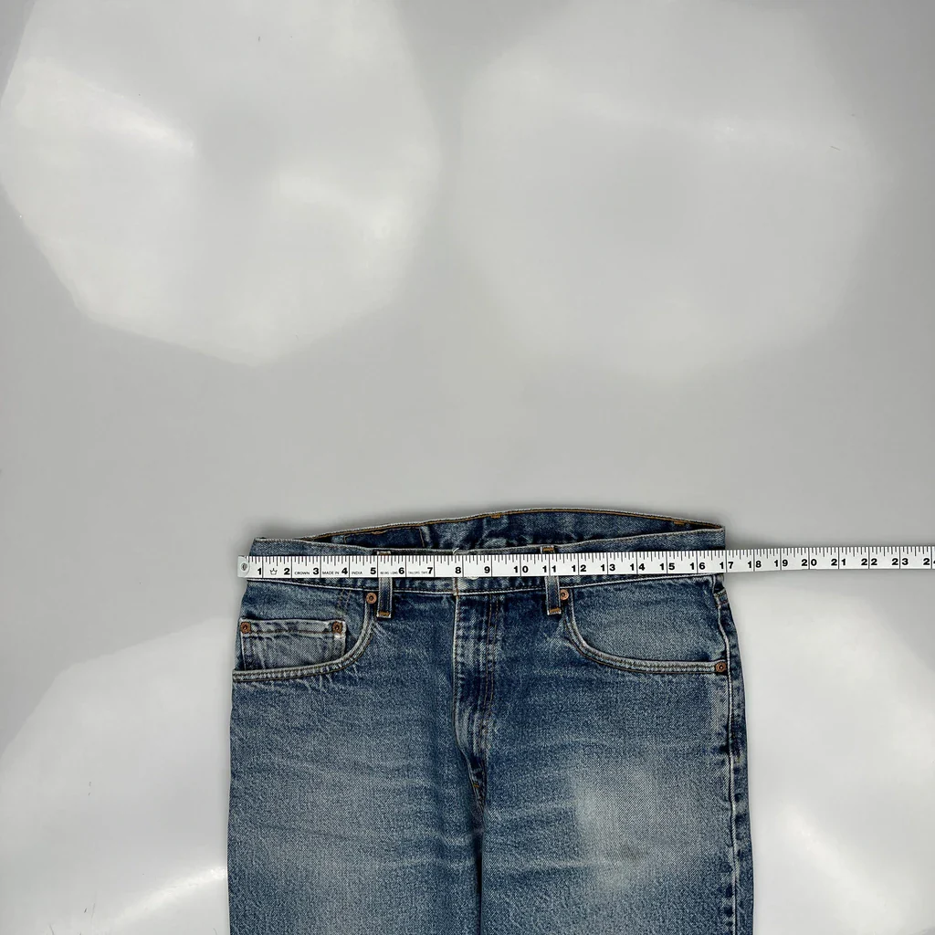 90S Levis 505 Jeans - 33W 29L Blue Denim - Image 3