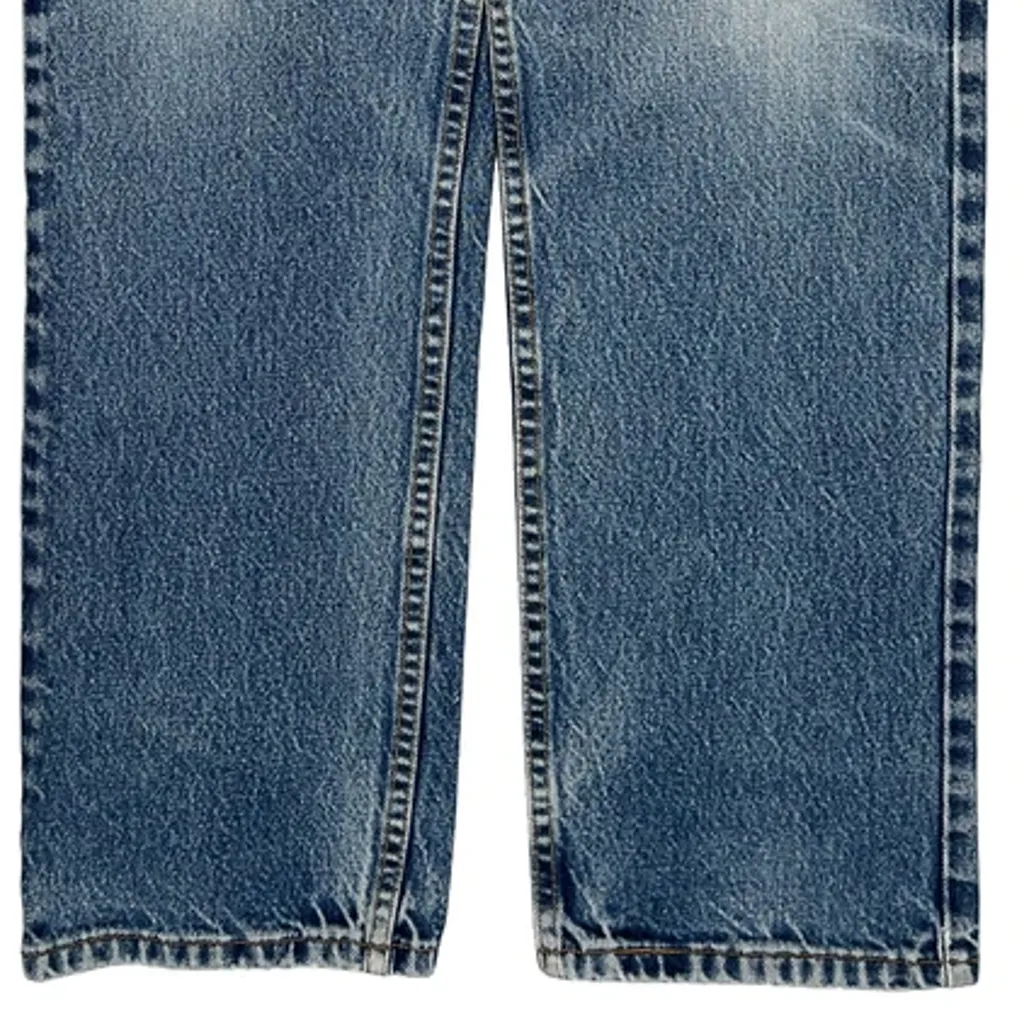 90S Levis 505 Jeans - 33W 29L Blue Denim - Image 9