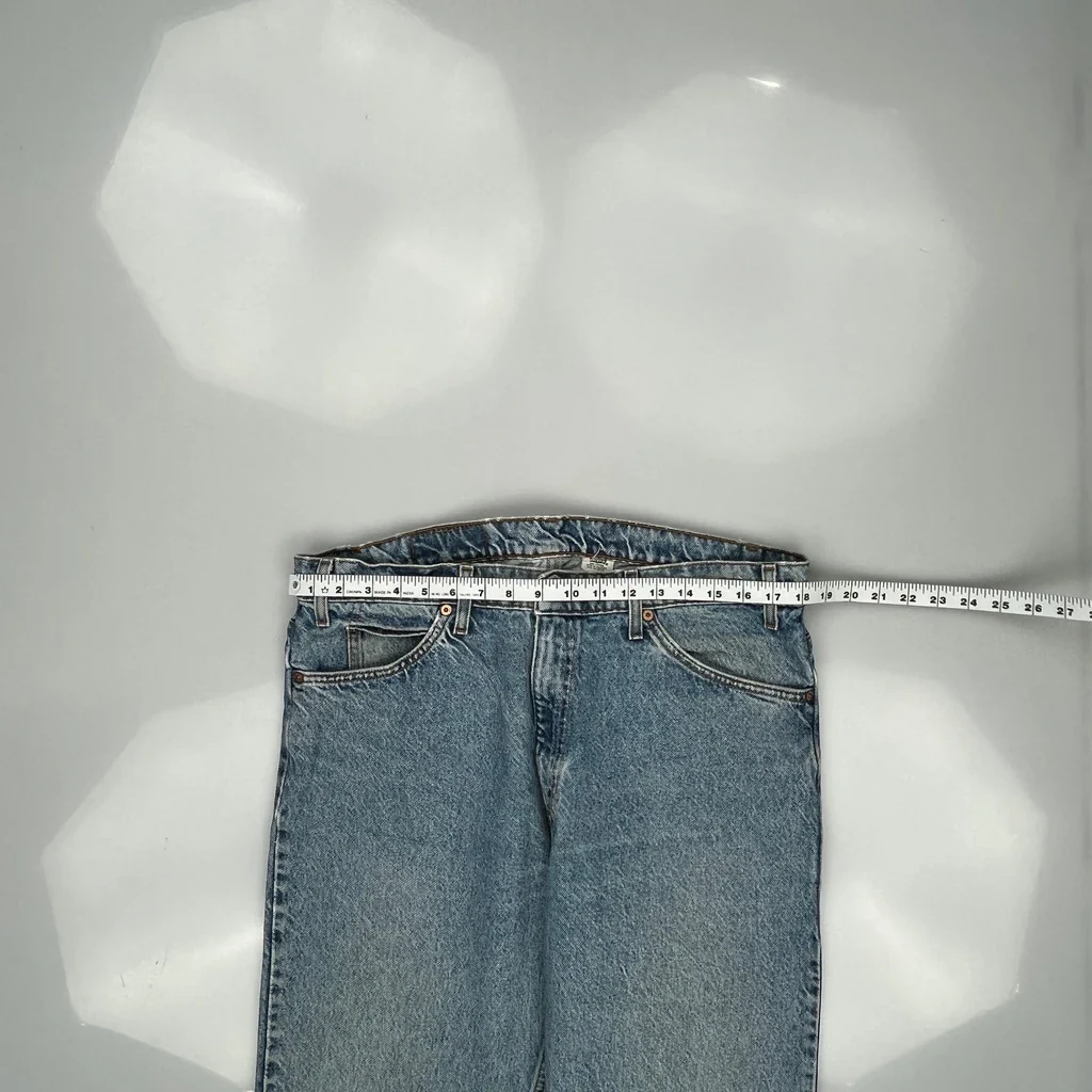 90S Levis 505 Jeans - 36W 35L Blue Cotton - Image 3