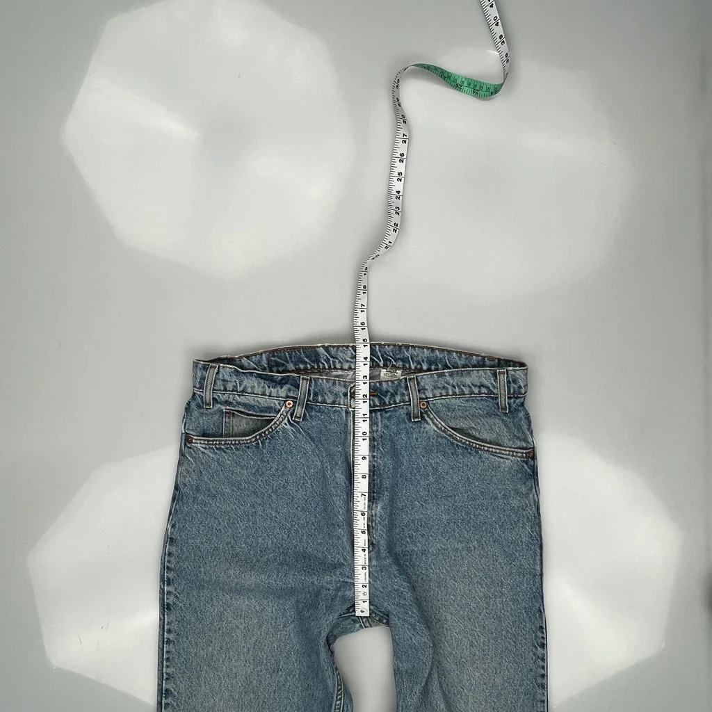 90S Levis 505 Jeans - 36W 35L Blue Cotton - Image 4