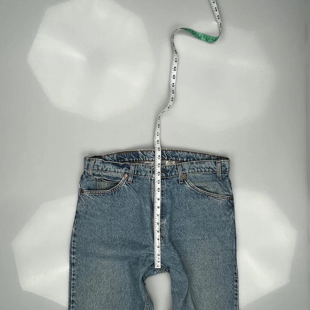 90S Levis 505 Jeans - 36W 35L Blue Cotton - Image 5