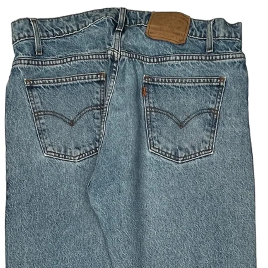 90S Levis 505 Jeans - 36W 35L Blue Cotton - Image 9