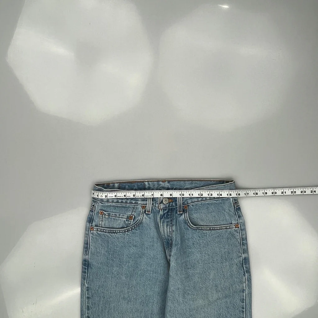 90S Levis 550 Jeans - 31W 30L Light Wash Cotton - Image 3