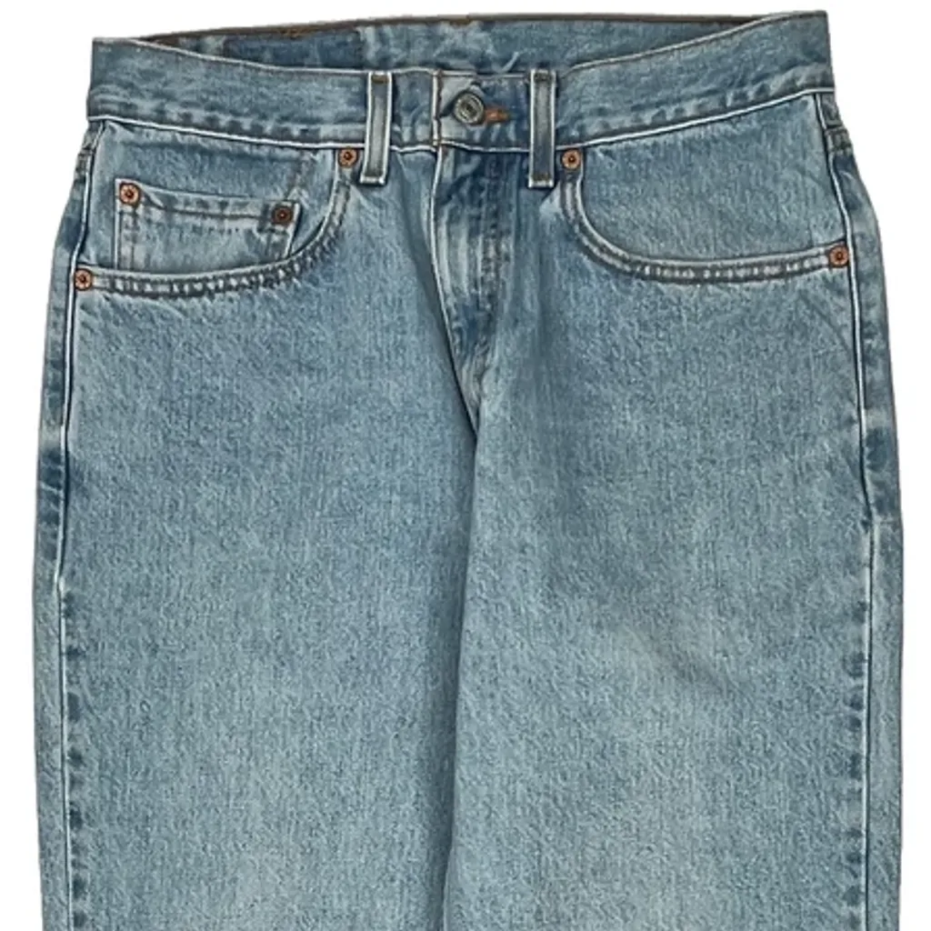 90S Levis 550 Jeans - 31W 30L Light Wash Cotton - Image 9