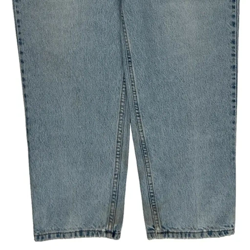 90S Levis Loose Jeans - 33W 32L Light Wash Cotton - Image 10