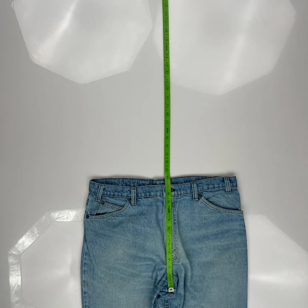 90S Levis Jeans - 36W 33L Light Wash Cotton - Image 4