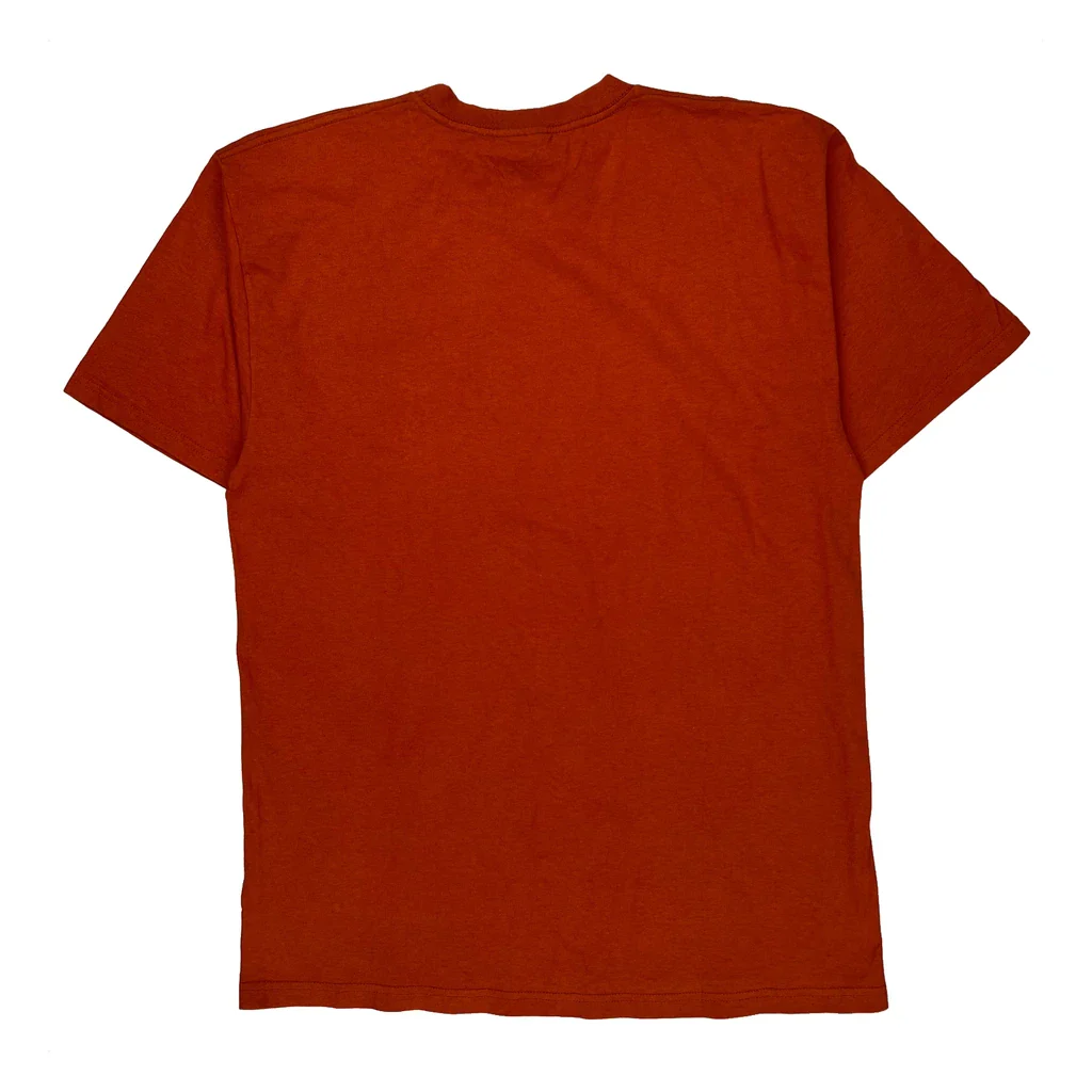 90S Made In Canada Nike T-Shirt - Medium Orange Cotton - Image 2