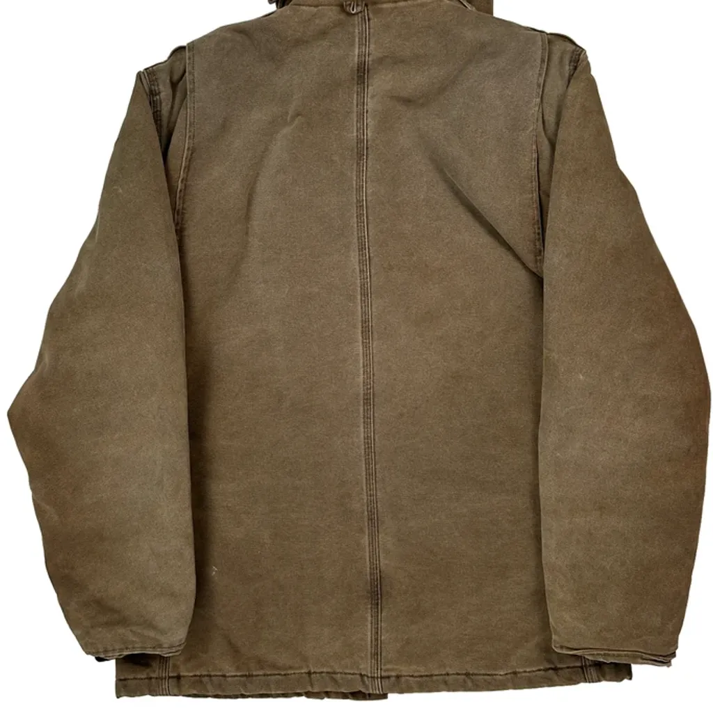 90S Made In USA Carhartt C26 Cht Jacket - Medium Brown Cotton - Image 7