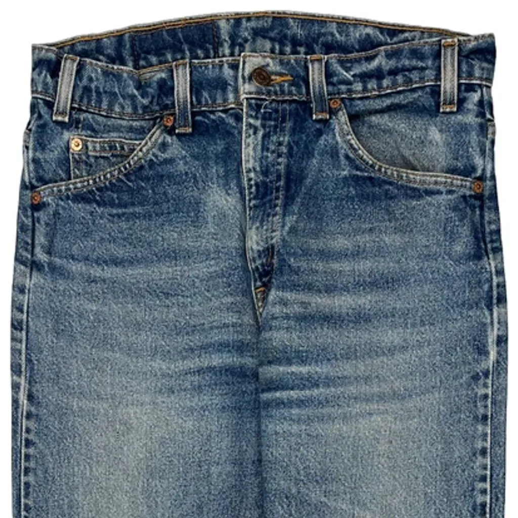 90S Orange Tab Levis 505 Jeans - 31W 29L Blue Denim - Image 8