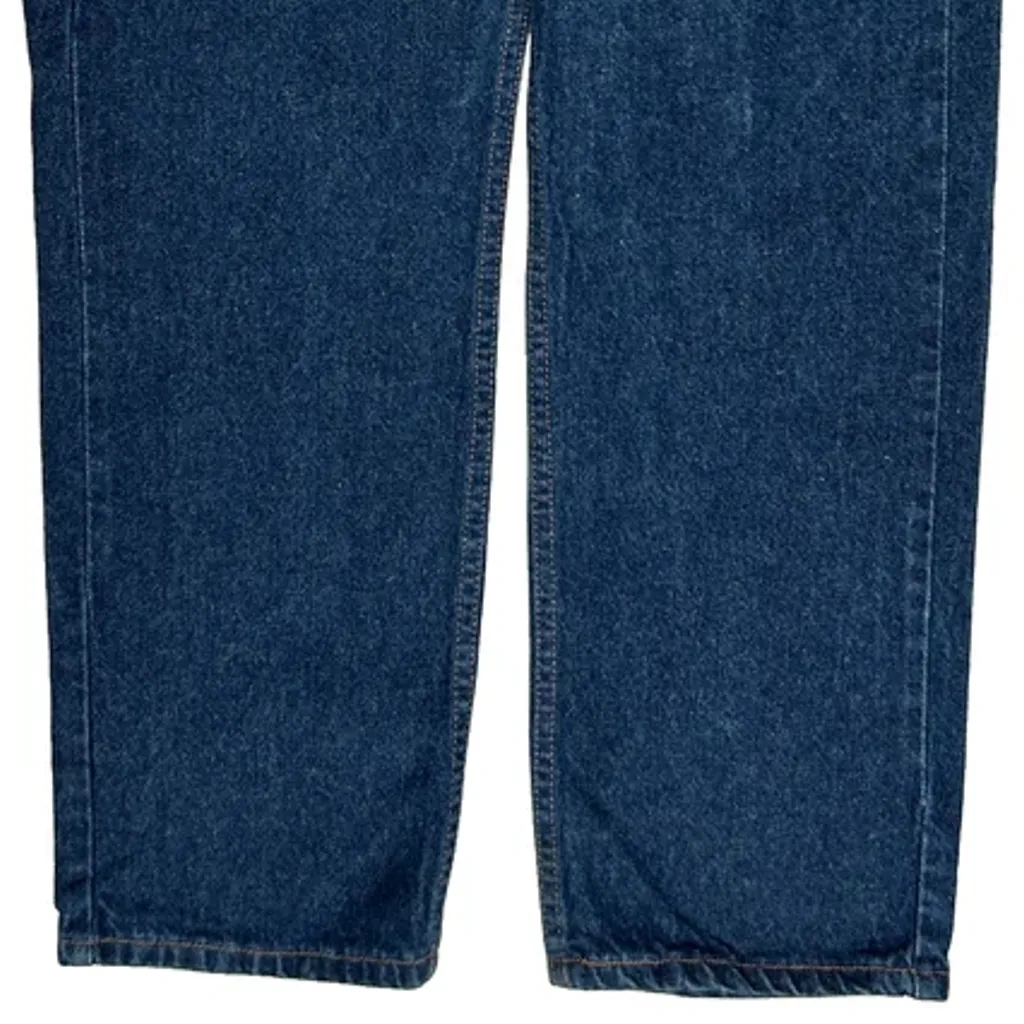 90S Orange Tab Levis 505 Jeans - 34W 30L Blue Cotton - Image 9