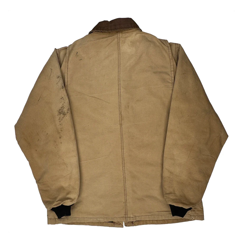 90S Polar King Tall Chore Jacket - Large Brown Cotton - Image 2