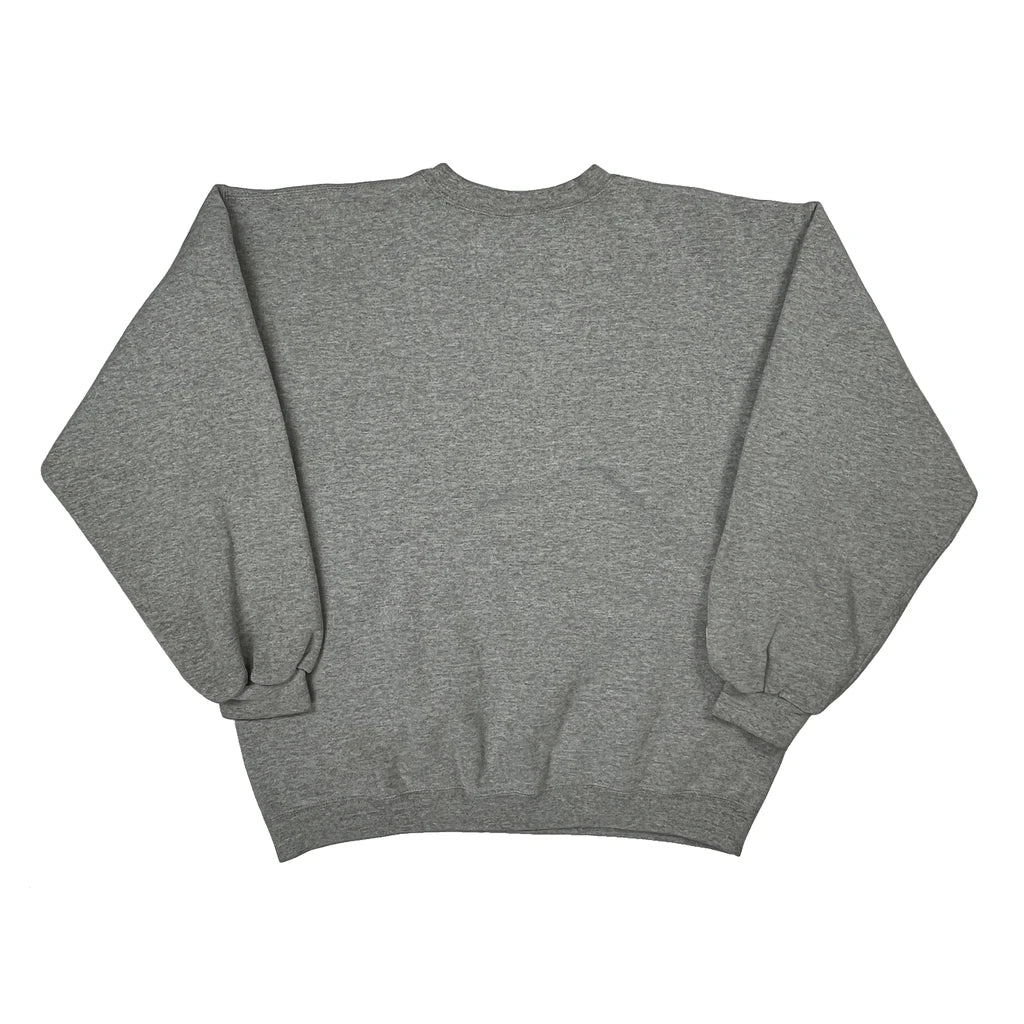 90S Tampa Bay Buccaneers Adidas Nfl Graphic Sweatshirt - Medium Gray Cotton Blend - Image 2