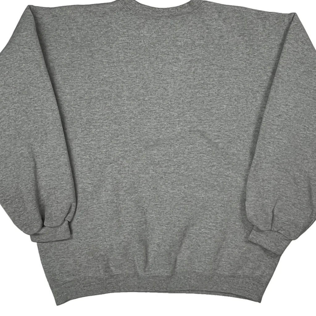 90S Tampa Bay Buccaneers Adidas Nfl Graphic Sweatshirt - Medium Gray Cotton Blend - Image 7