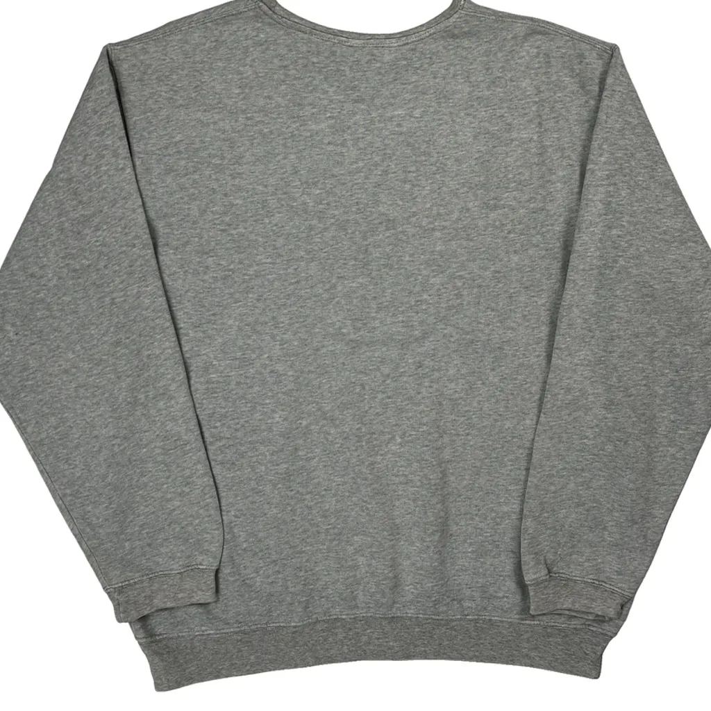 90S Timberland Graphic Sweatshirt - Medium Gray Cotton Blend - Image 7