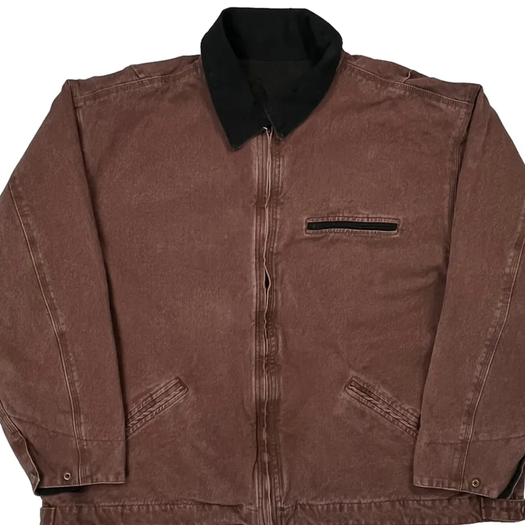 90S Workwear Detroit Jacket - 2XL Brown Cotton - Image 4