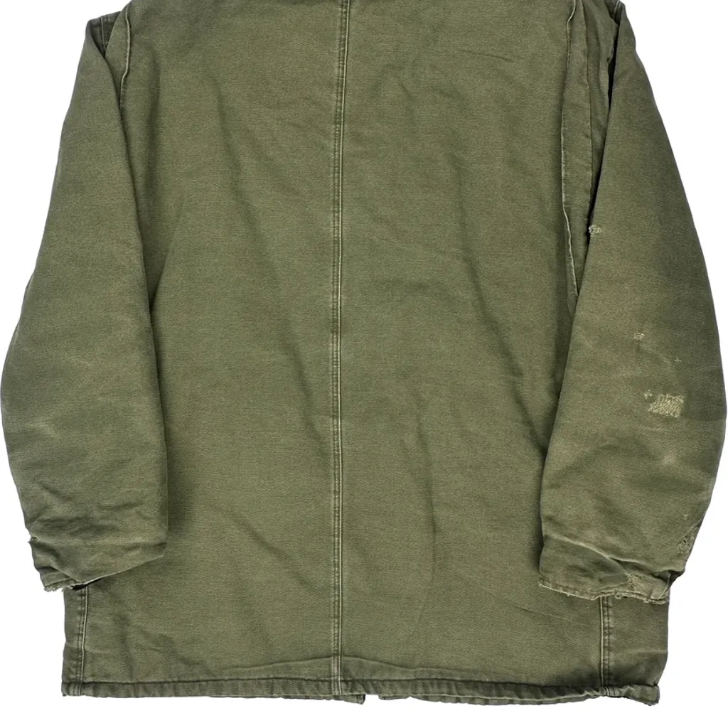 90S Workwear Arctic Jacket - XL Green Cotton - Image 7
