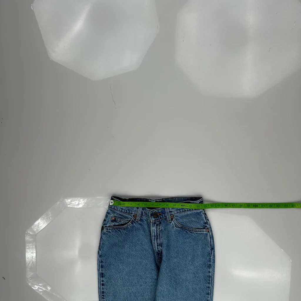 912 Levis Slim Fit Jeans - 25W UK 6 Blue Cotton - Image 3