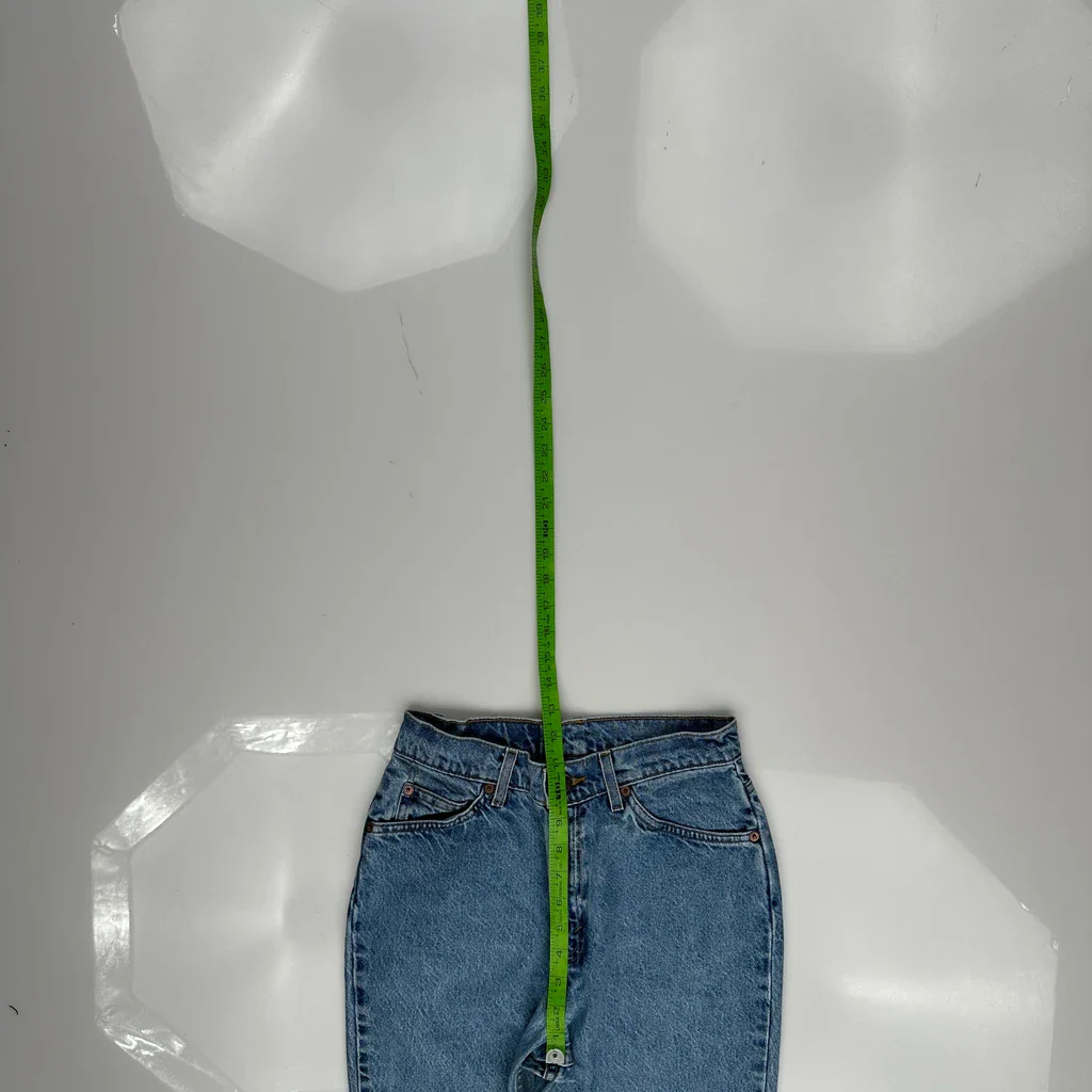 912 Levis Slim Fit Jeans - 25W UK 6 Blue Cotton - Image 4
