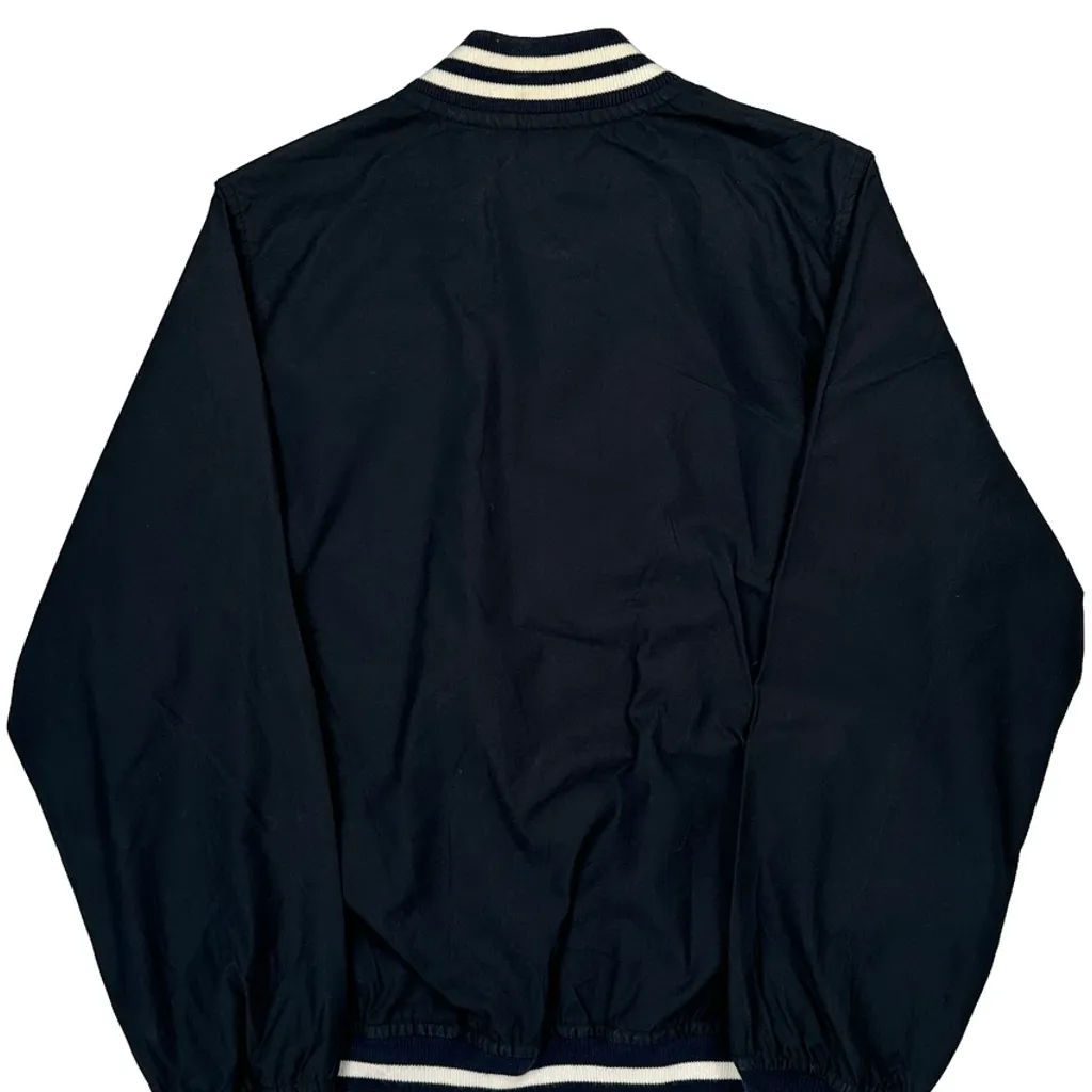 A Bathing Ape Varsity Jacket - Large Navy Cotton - Image 6