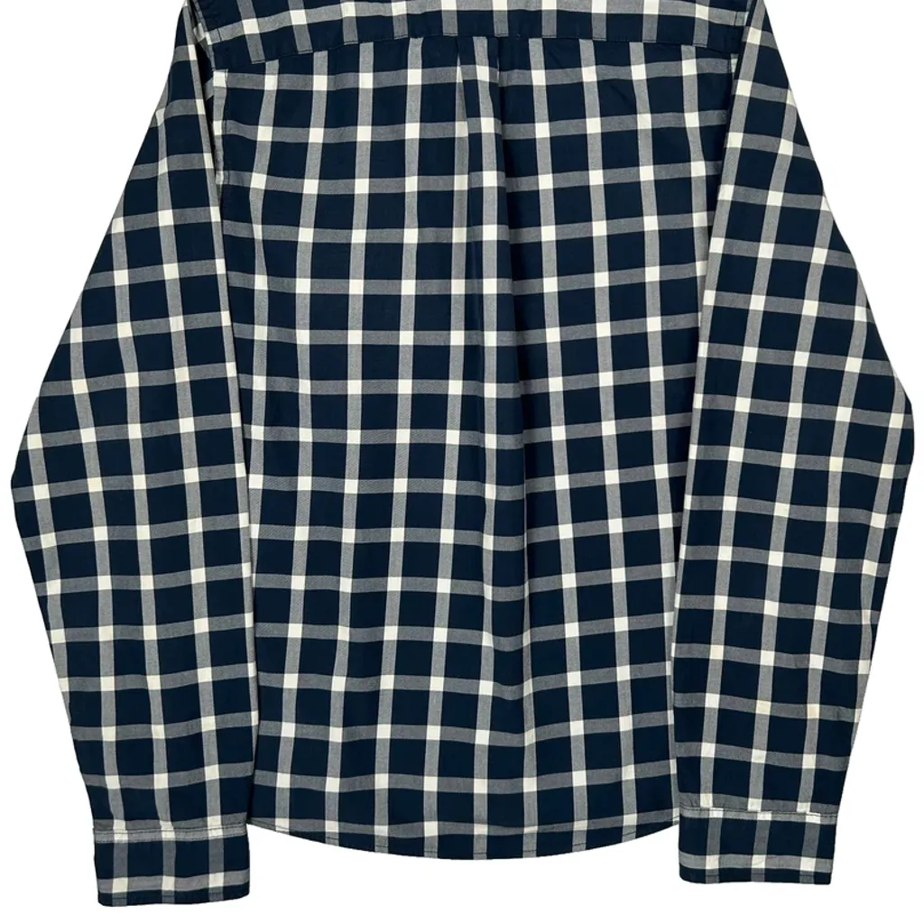 Abercrombie & Fitch Checked Shirt - XL Blue Cotton - Image 6