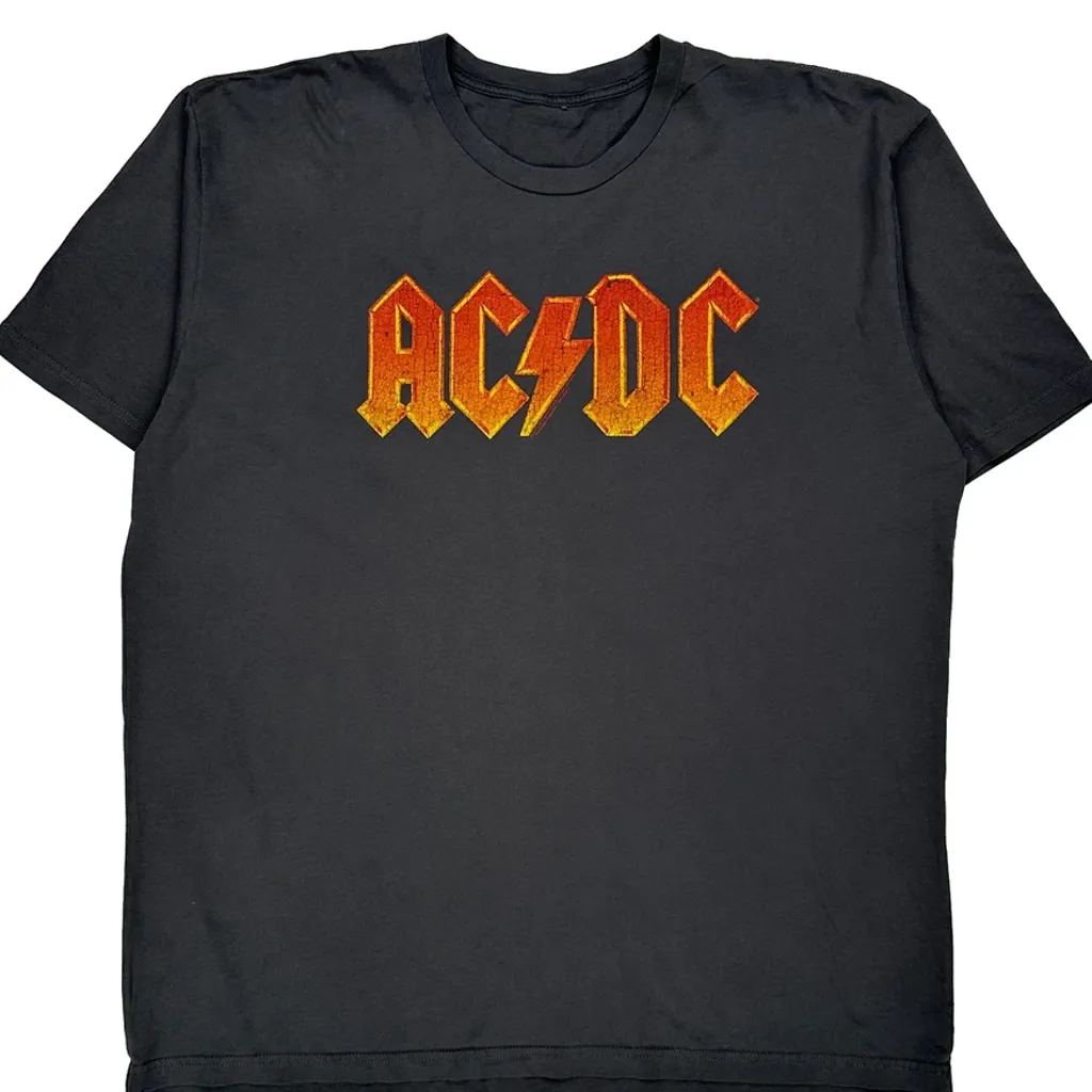 Ac/Dc Band T-Shirt - Large Black Cotton - Image 4