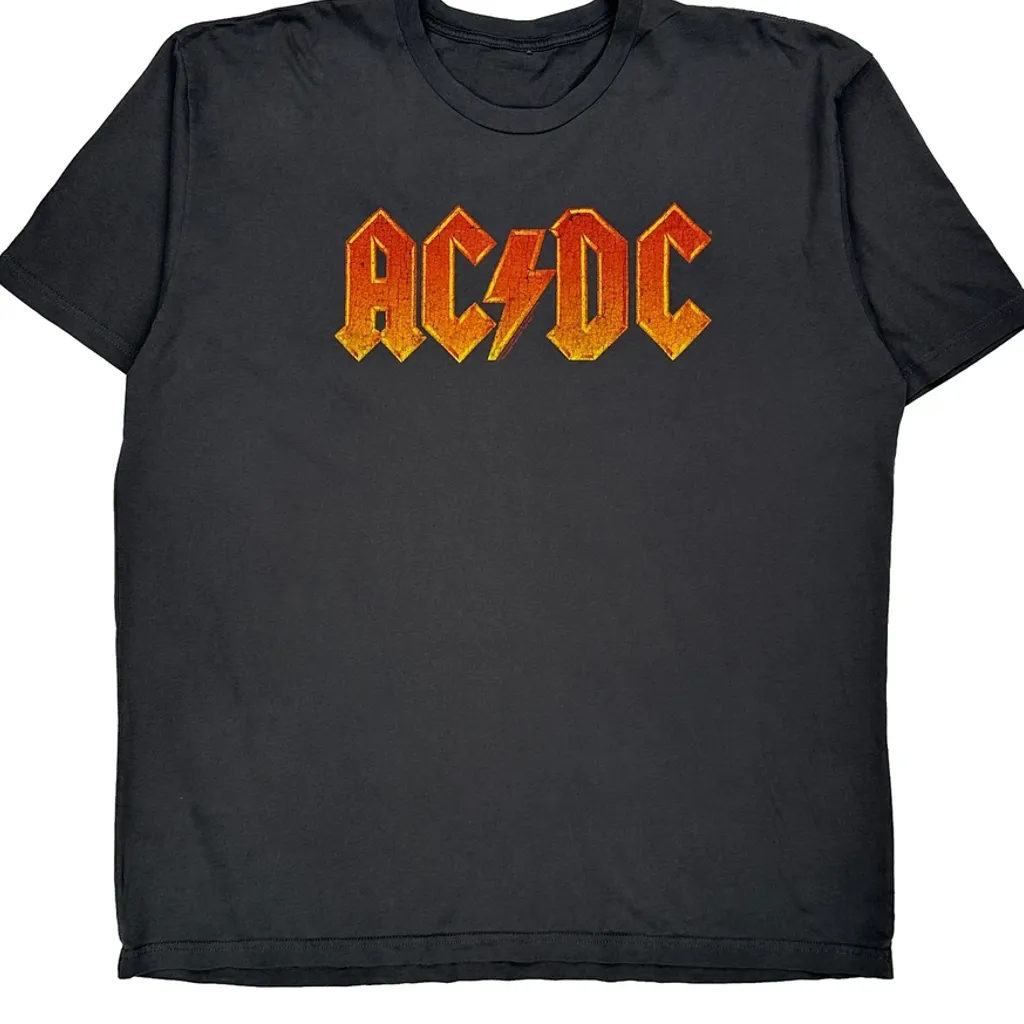 Ac/Dc Band T-Shirt - Large Black Cotton - Image 5