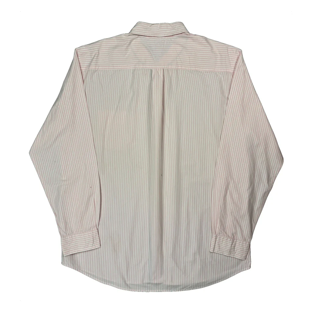 Academy Poplin Tommy Hilfiger Striped Shirt - XL Pink Cotton - Image 2