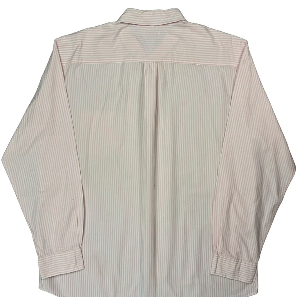 Academy Poplin Tommy Hilfiger Striped Shirt - XL Pink Cotton - Image 7