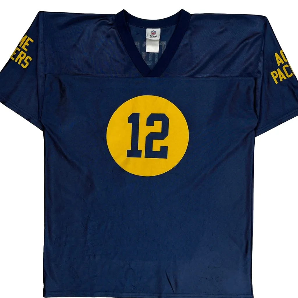 Acme Packers Nfl Football Jersey - Large Blue Polyester - Image 4